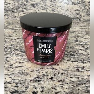 Bath & Body Works Emily in Paris champagne large scented candle NEW 3-wick